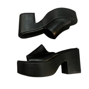 A NEW DAY Ricky Platform Heels Black 6